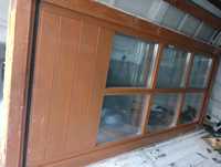 Drzwi drewniane balkonowe