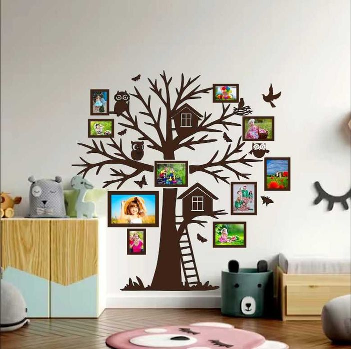 Сімейне дерево на стіну колаж, родинне дерево фоторамка,