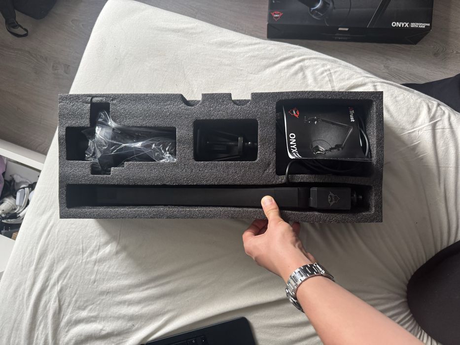 Mikrofon Trust GXT-255+ USB z ramieniem – jak nowy