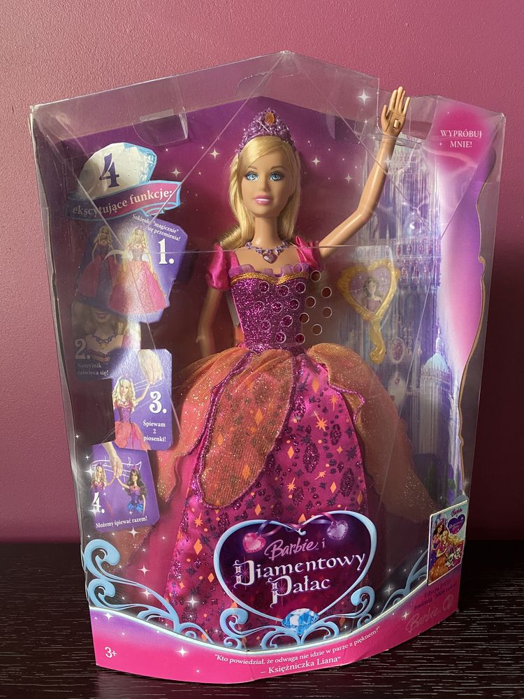 Lalka Barbie Liana Diamentowy Pałac Mattel PL NOWA