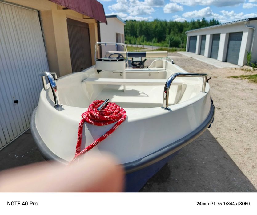 Sprzedam łódź wiosłowo - motorową ROXA 430