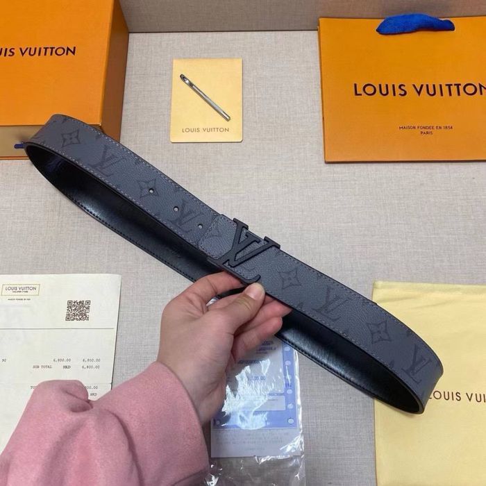 Мужской ремень Louis Vuitton чоловічий ремінь луі в подарочном наборе