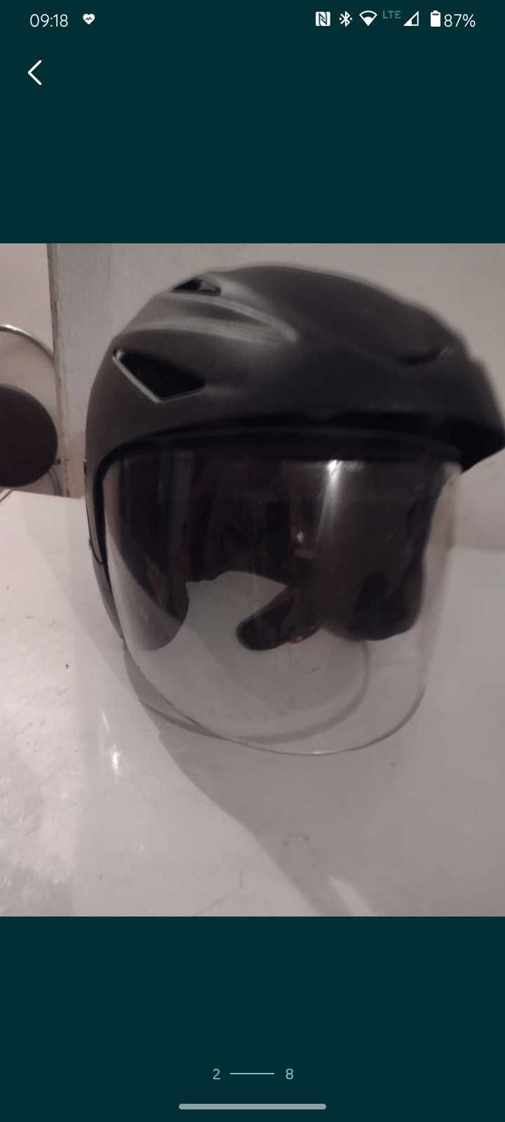 Kask  na skuter motor L