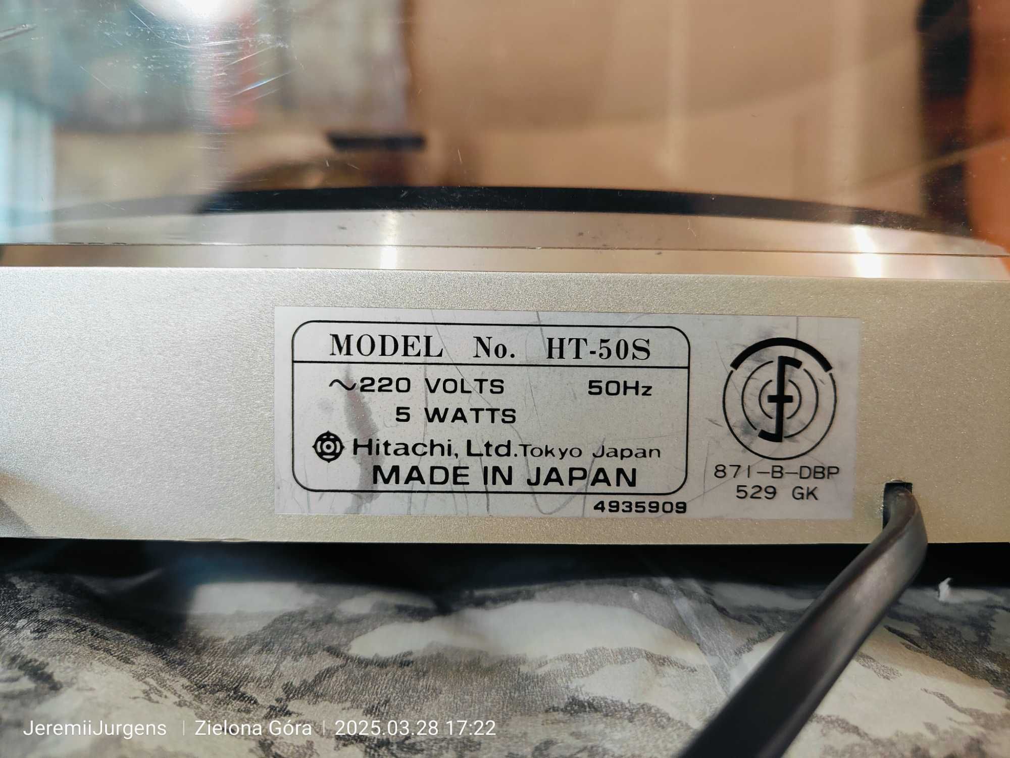 HITACHI Super Sprawny Gramofon HT-50S (Ortofon VMS 20EQ MKII) Japan