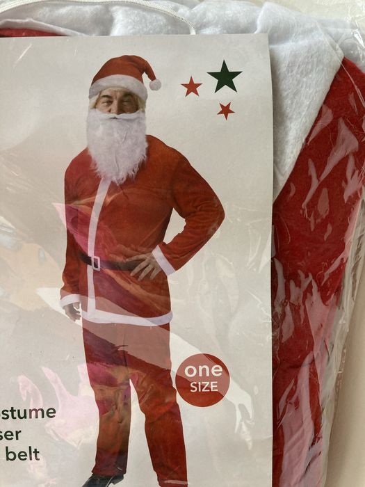 Strój świętego Mikołaja kostium gwiazdor