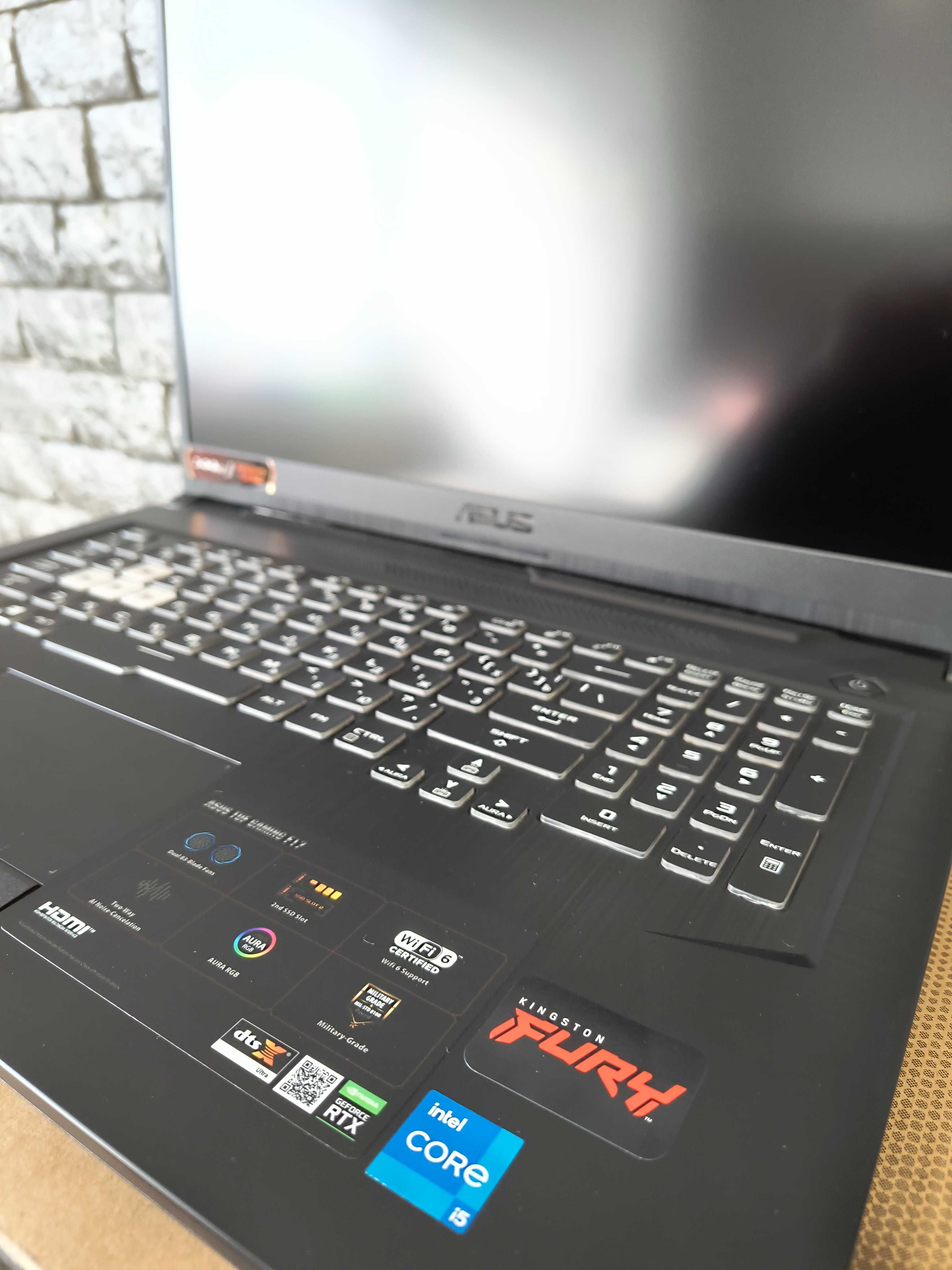 Ноутбук ASUS TUF Gaming F17 FX706HE (FX706HE-211.TM17) Eclipse Gray