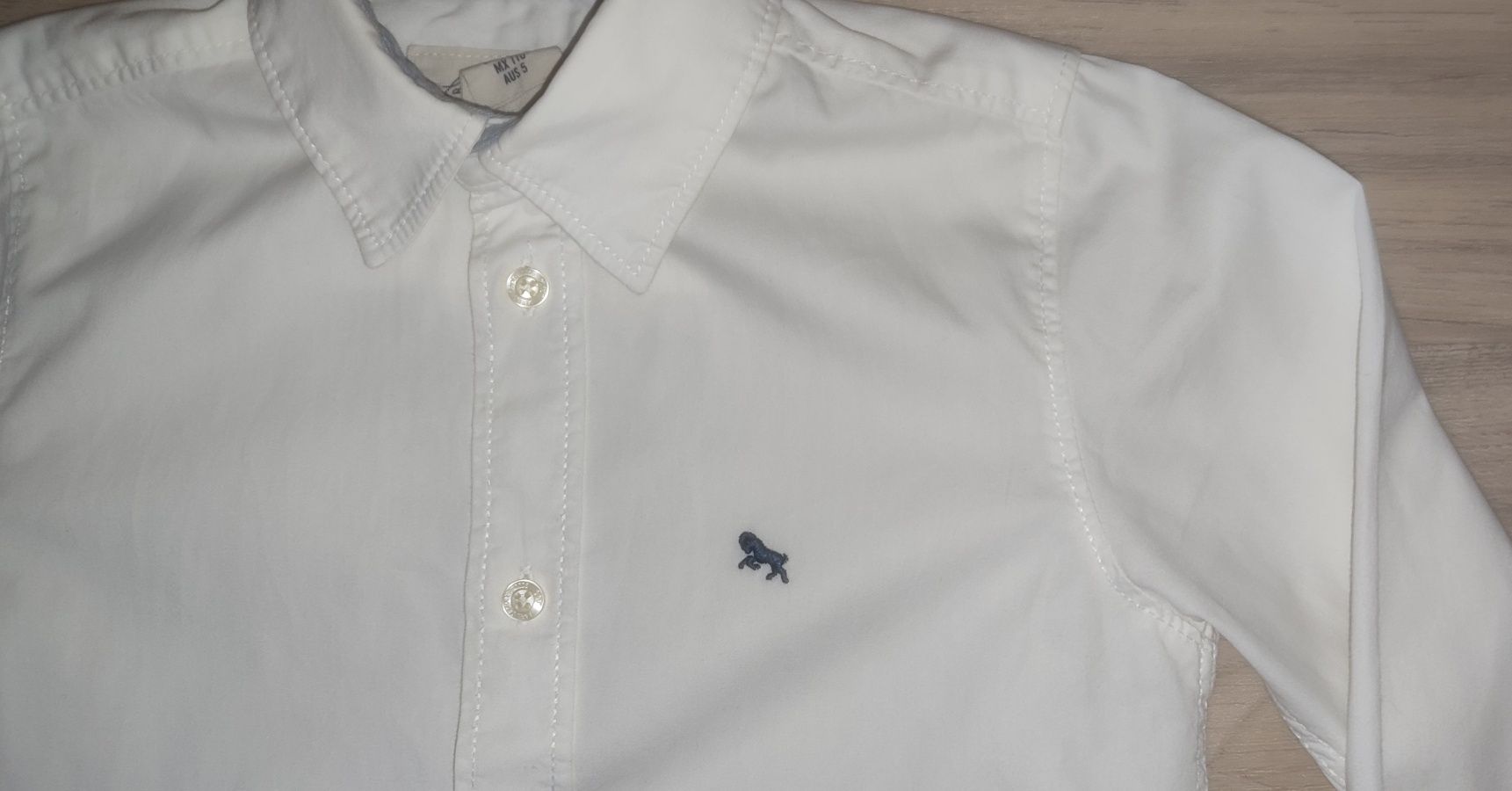 Koszula H&M r. 4-5 lat biała elegancka L.O.G.G.