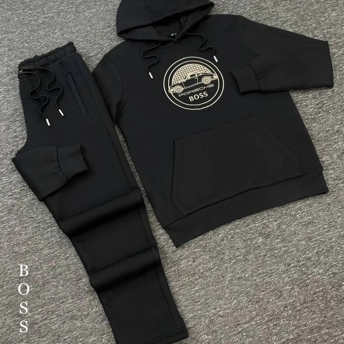 Boss L утеплений спортивний костюм чоловічий