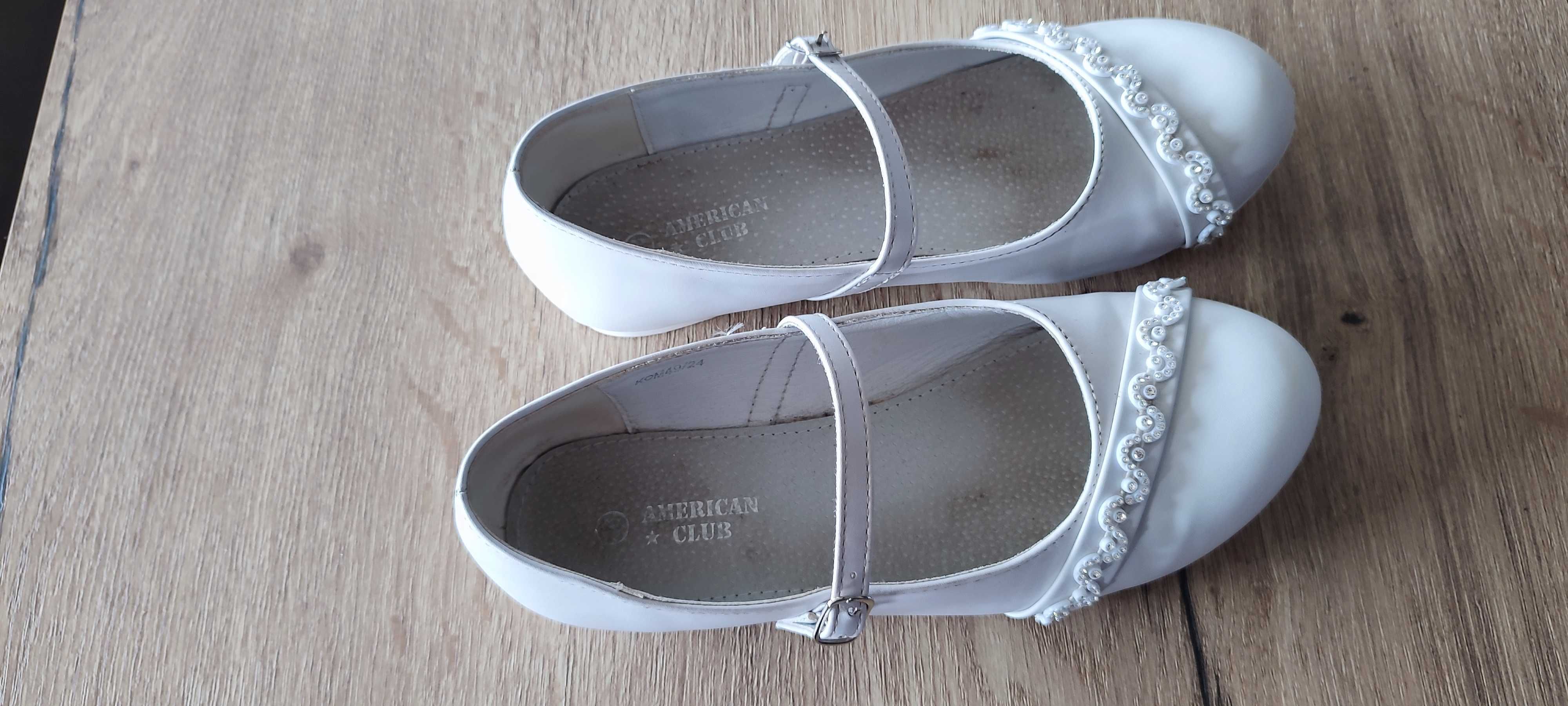 komunijne buty białe do komunii rozm. 36