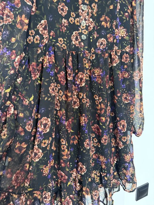 Шифонова сукня , у квітковий принт!