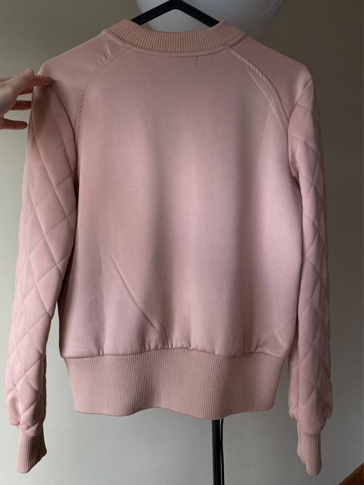 Casaco estilo bomber rosa