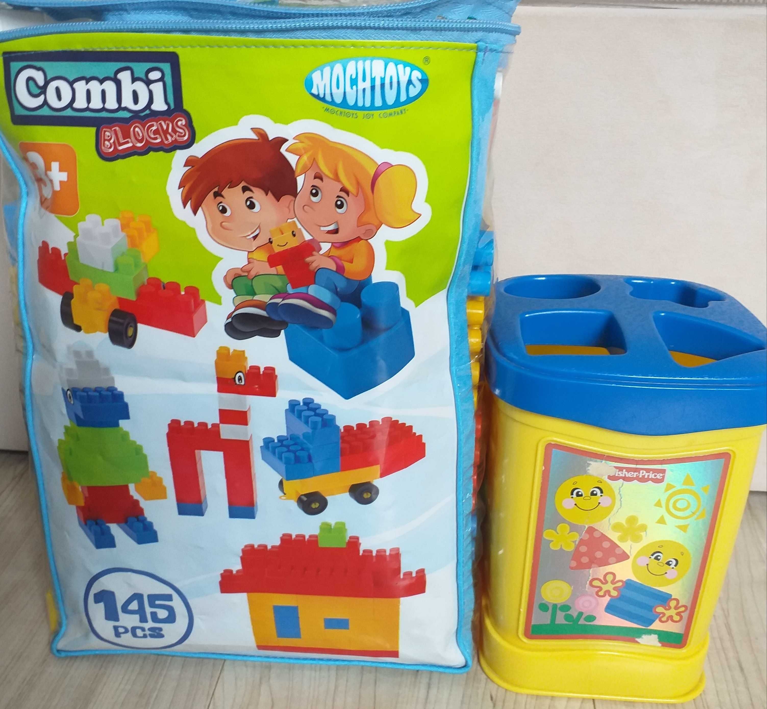 Sorter Fisher Price + klocki Combi Blocks