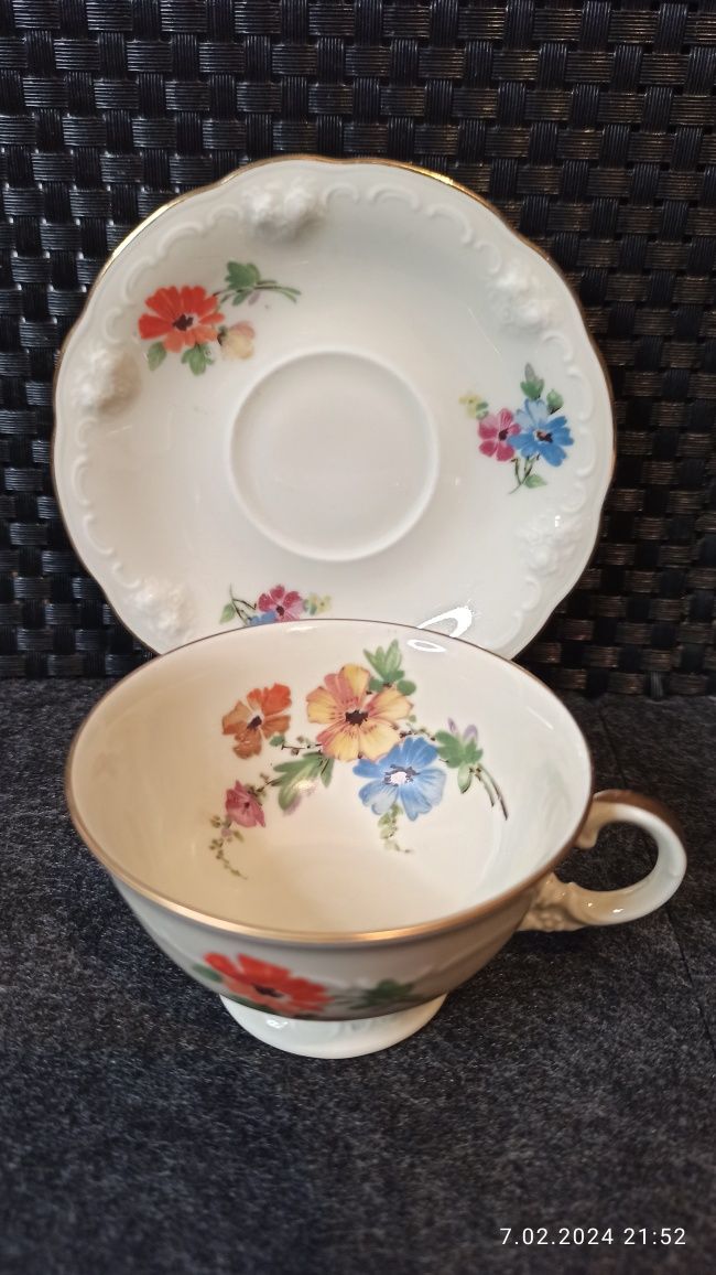 Porcelana Thomas Ivory DUO Mokka kolekcjonerska grupa Rosenthal