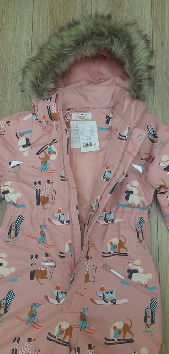 Зимовий комбінезон для дівчинки лижний на 8-11 років зріст 134-140