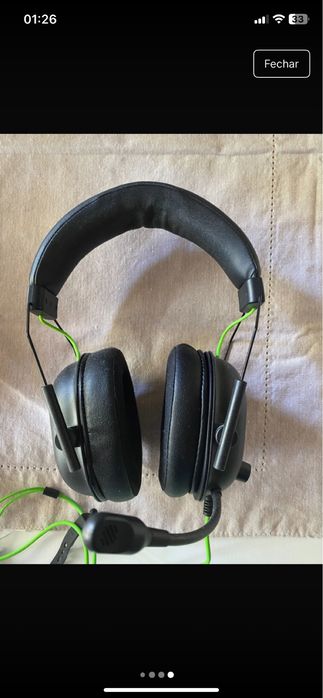 Headset Razer Blackshark v2 preto