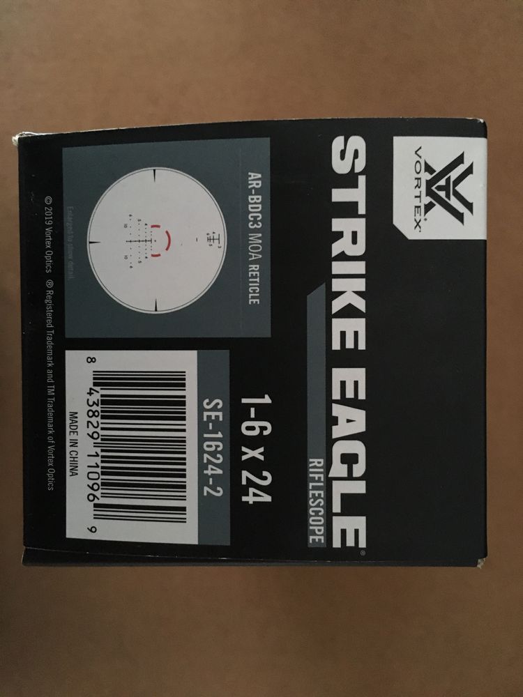Mira Vortex Strike Eagle 1-6x24 — Excelente Estado