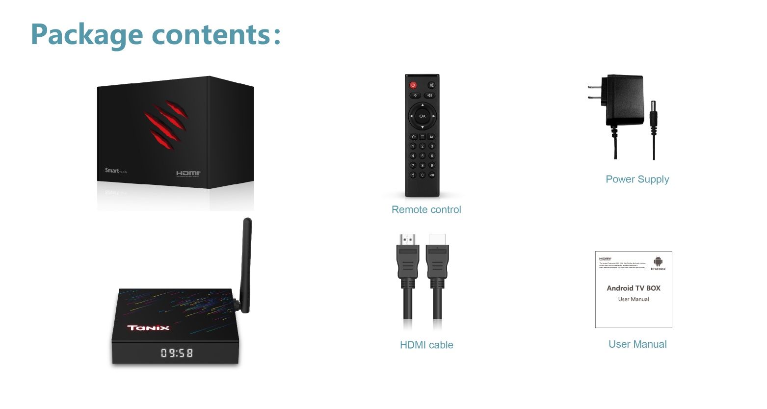 Smart TV Box Tanix TX68 H618 4GB/32GB Android 14