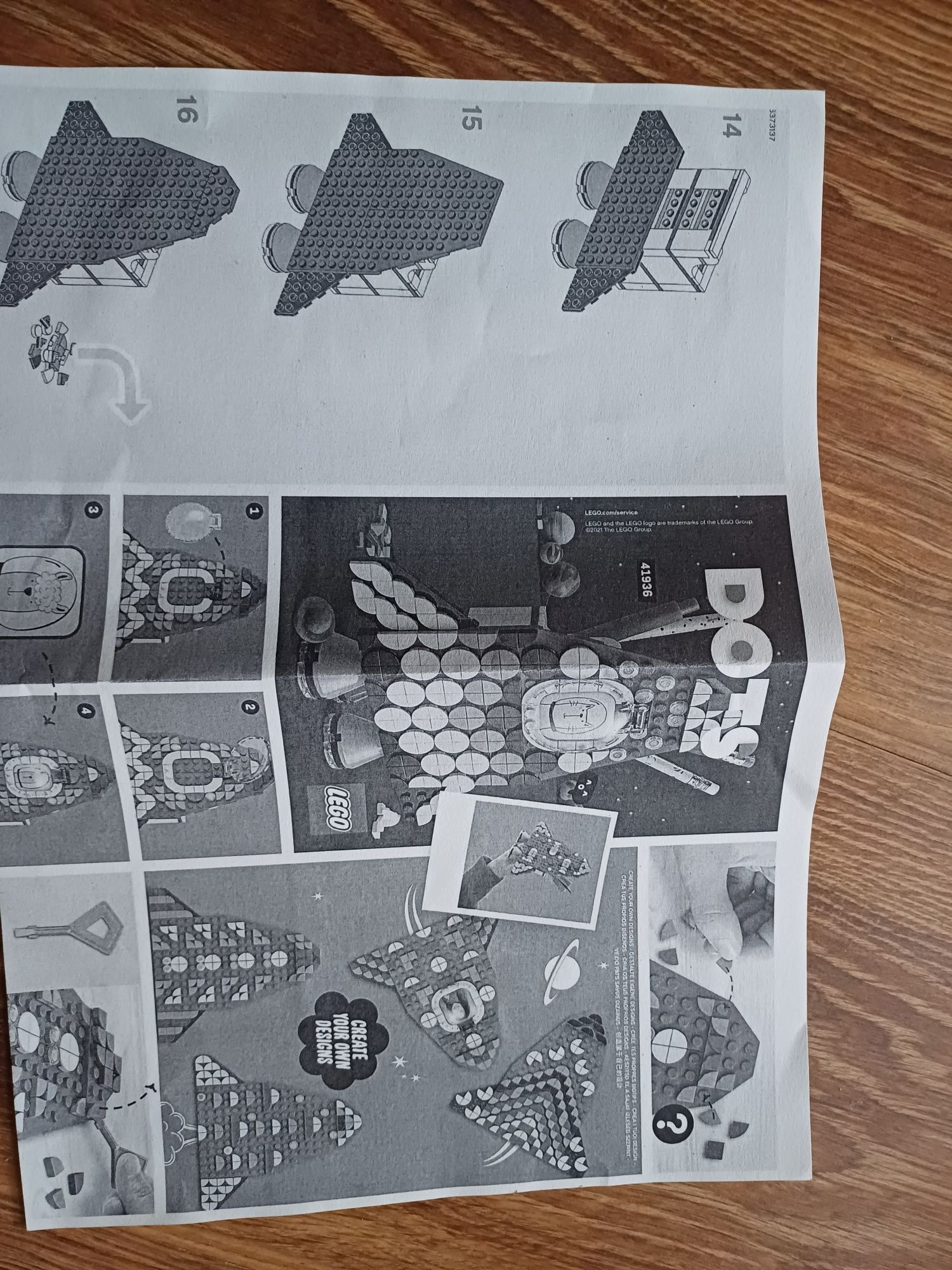 Dots lego pojemnik biurko