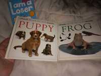 Книга учебник щенки лягушки английский язык puppy frog цена за 2шт