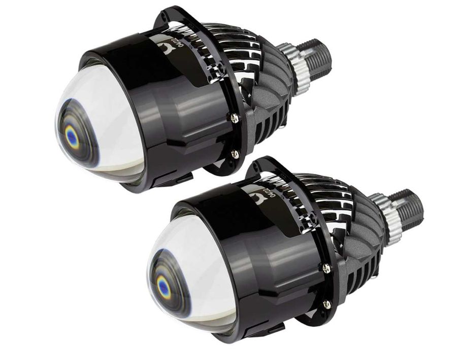 Светодиодные линзы в фары DriveX Bi Led E1 2,5″ 35W 5000K 12V