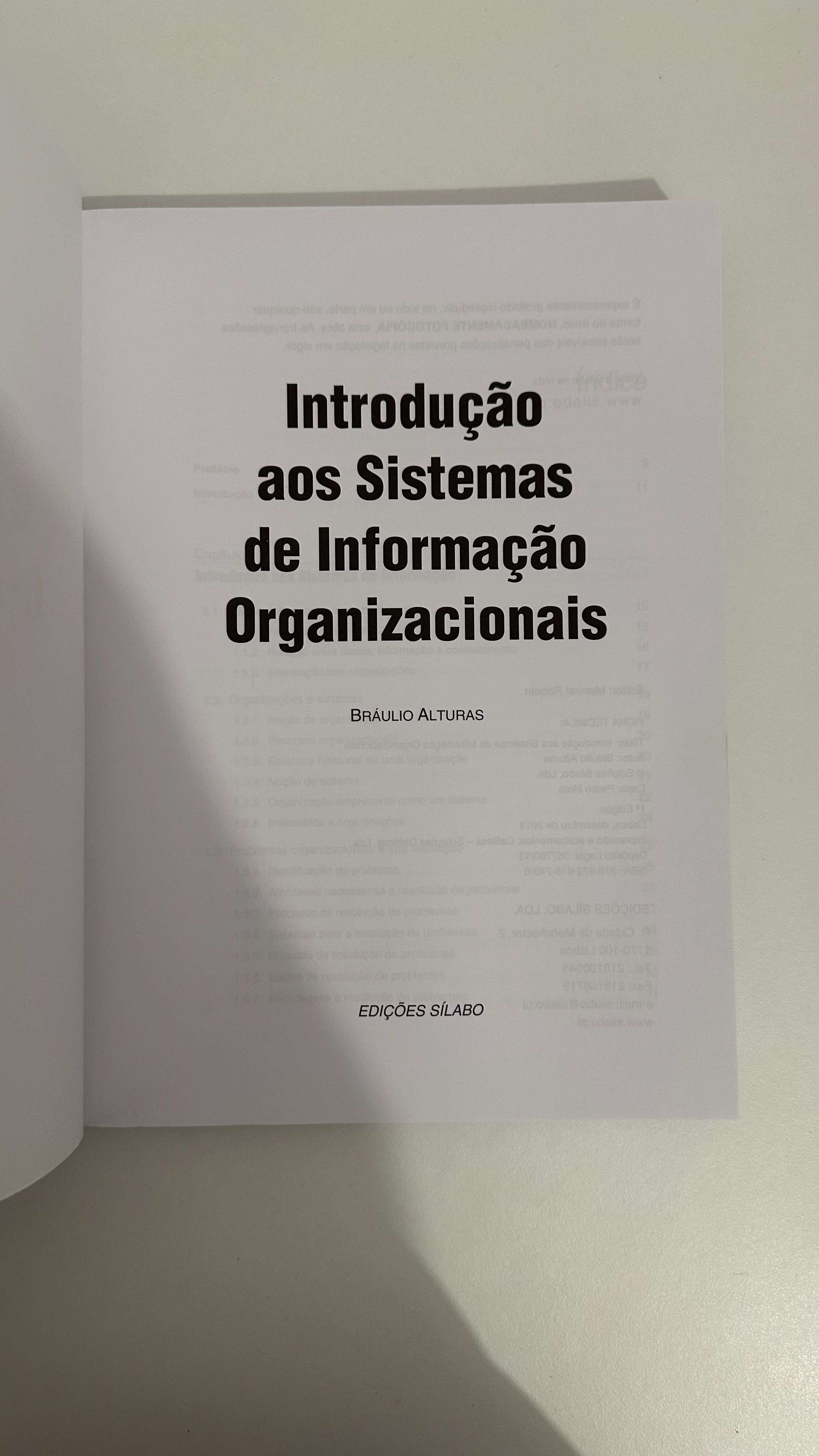 Introdução aos Sistemas de Informação Organizacionais - Gestão