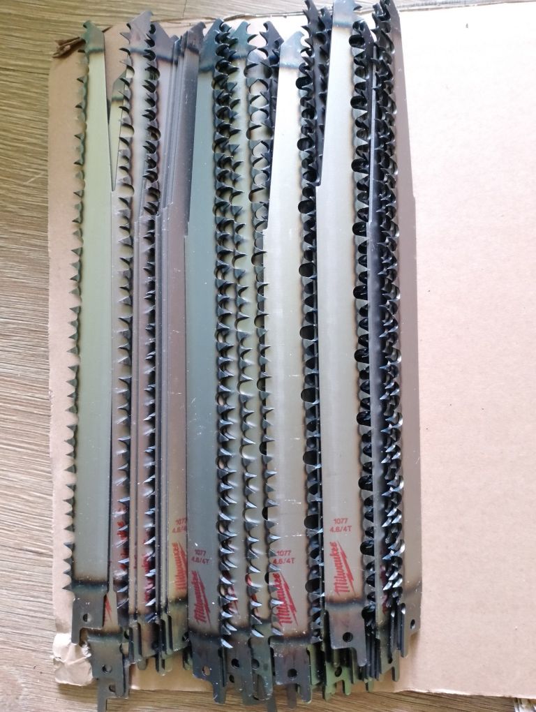 Brzeszczoty do drewna i palet Milwaukee 240 mm ostre wydajne