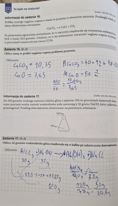 To jest chemia 1 karty pracy LO technikum