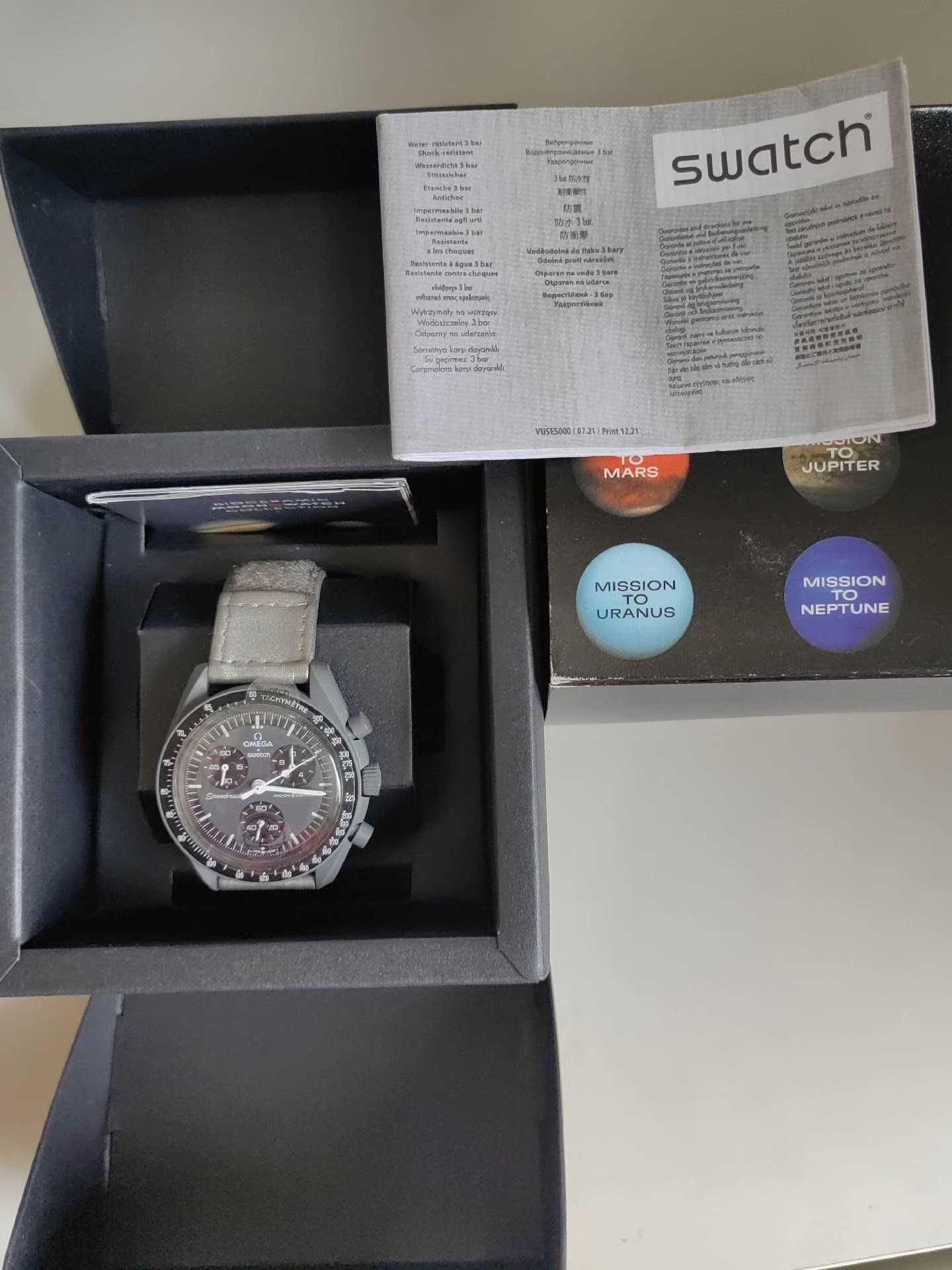 Omega x Swatch MoonSwatch - Mission to Mercury - SO33A100 Rzadki