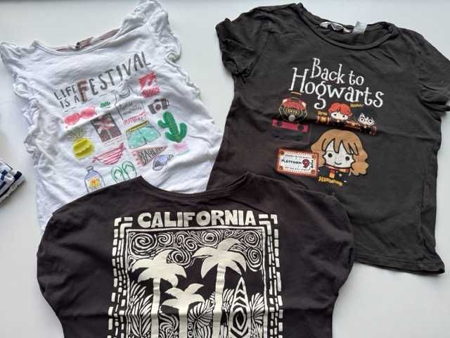 T-shirt top bluzki zestaw 23 szt H&M Zara Reserved Cool club 122 - 134