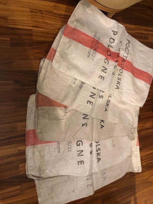 Worki Poczta Polska 5 sztuk komplet