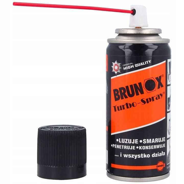 Brunox Turbo Spray 100ml smar rowerowy do konserwacji przerzutek linek