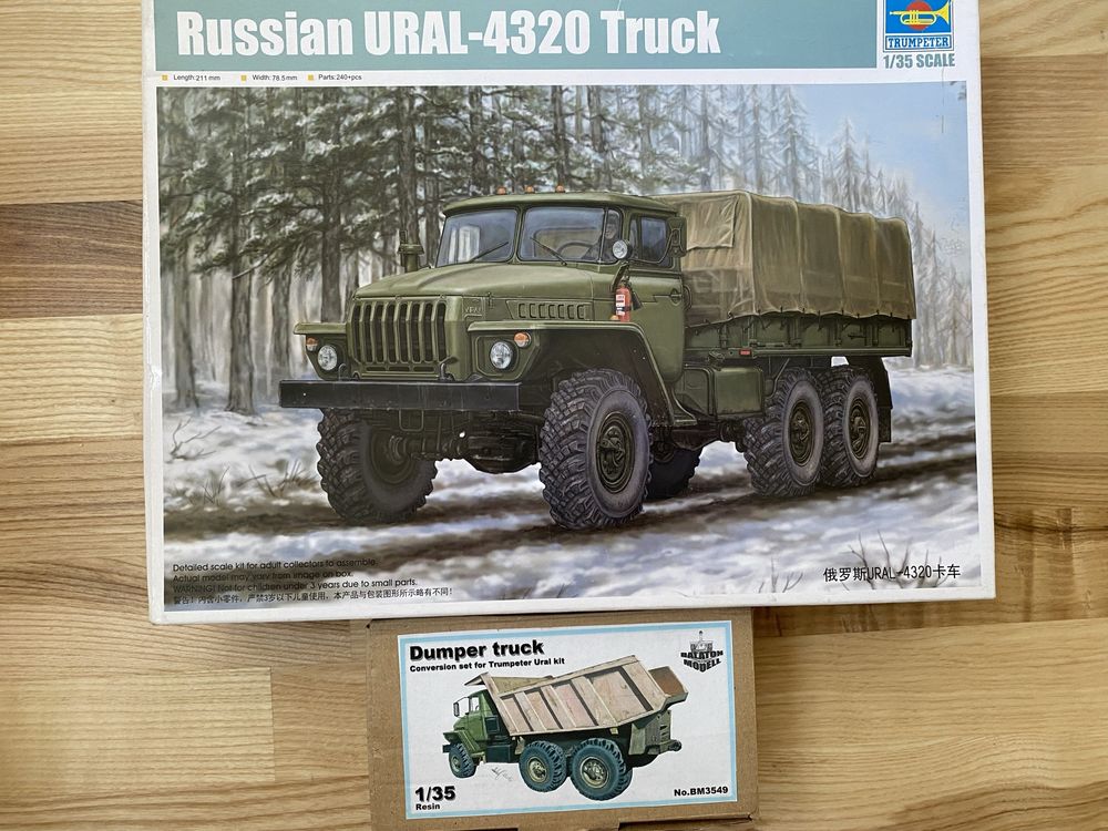 Trumpeter Ural-4320 1/35 + Balton wywrotka