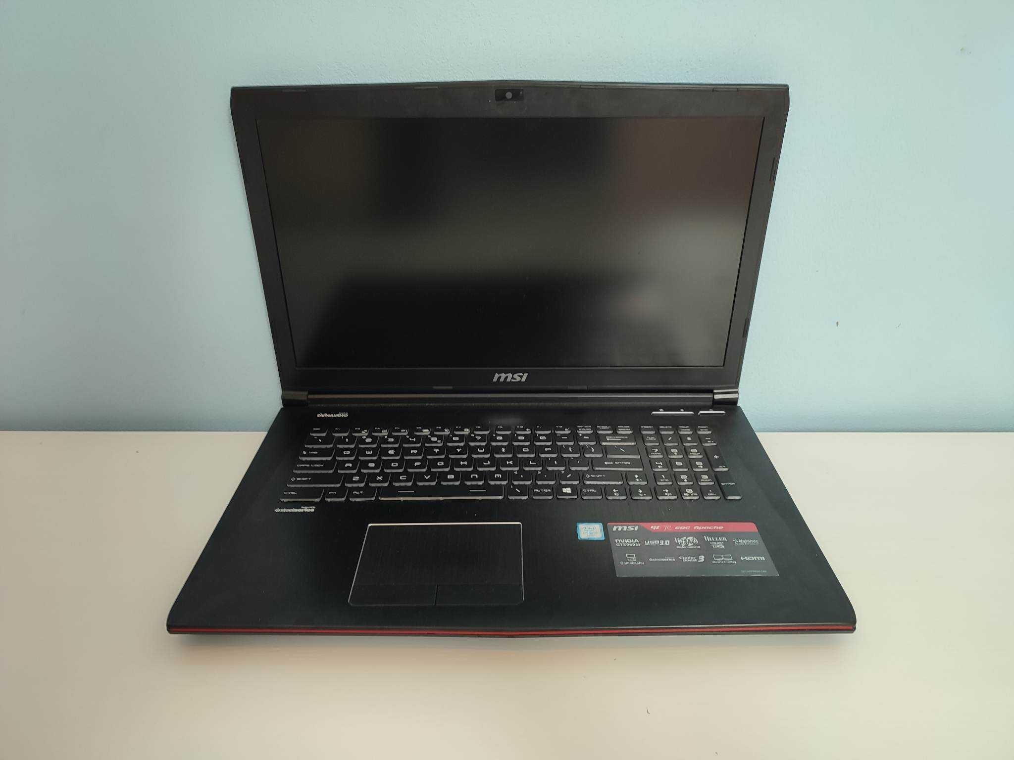 Laptop MSI GE72 60C Apache