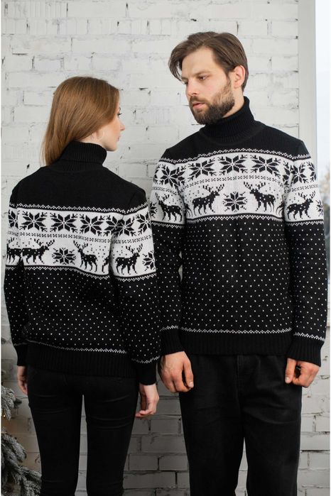 Новорічні светри Family Look, Сімейні Дитячі, Жіночі, Чоловічі, вовна