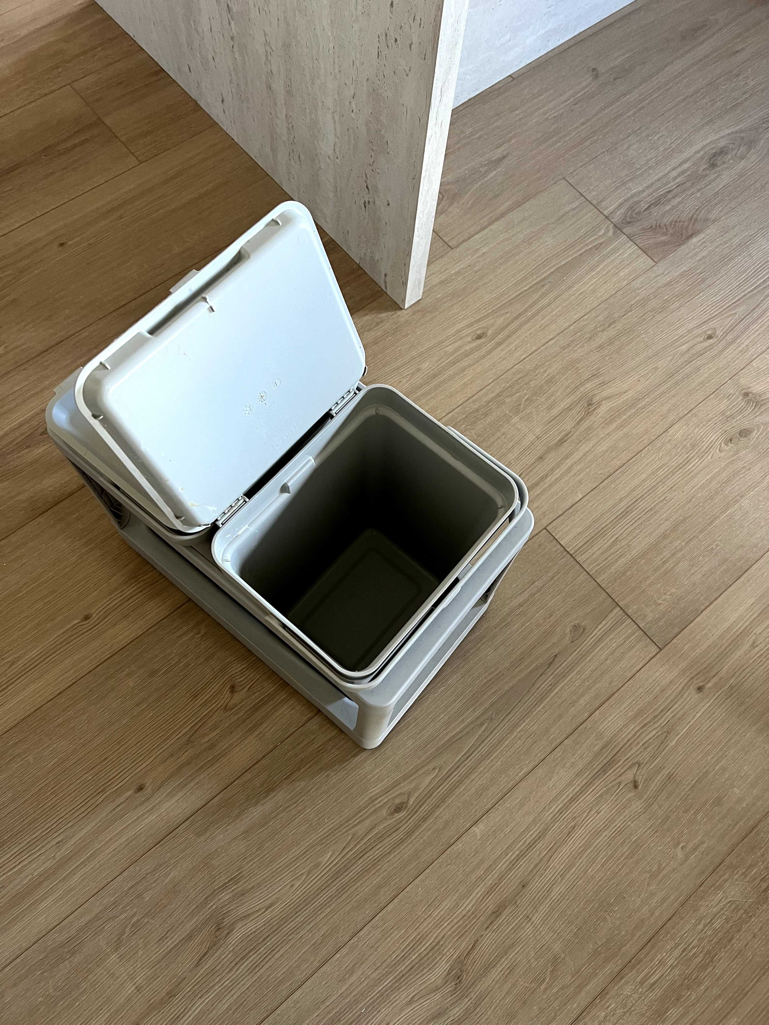 Sistema de reciclagem IKEA HÅLLBAR – 2 baldes, como novo!