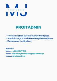 Strony internetowe - Tworzenie i Administracja