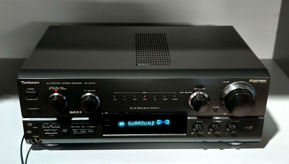 Amplituner Technics SA-AX720 Dolby Surround Pro Logic 5.1 5 x 100 W !!