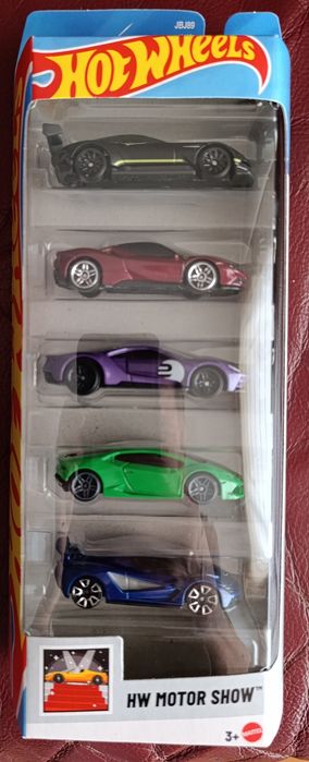 2025 Hot Wheels 5-pack HW Motor Show Ferrari Lamborghini Aston Martin
