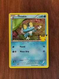 Karta Pokemon Holo Froakie 25-lecie