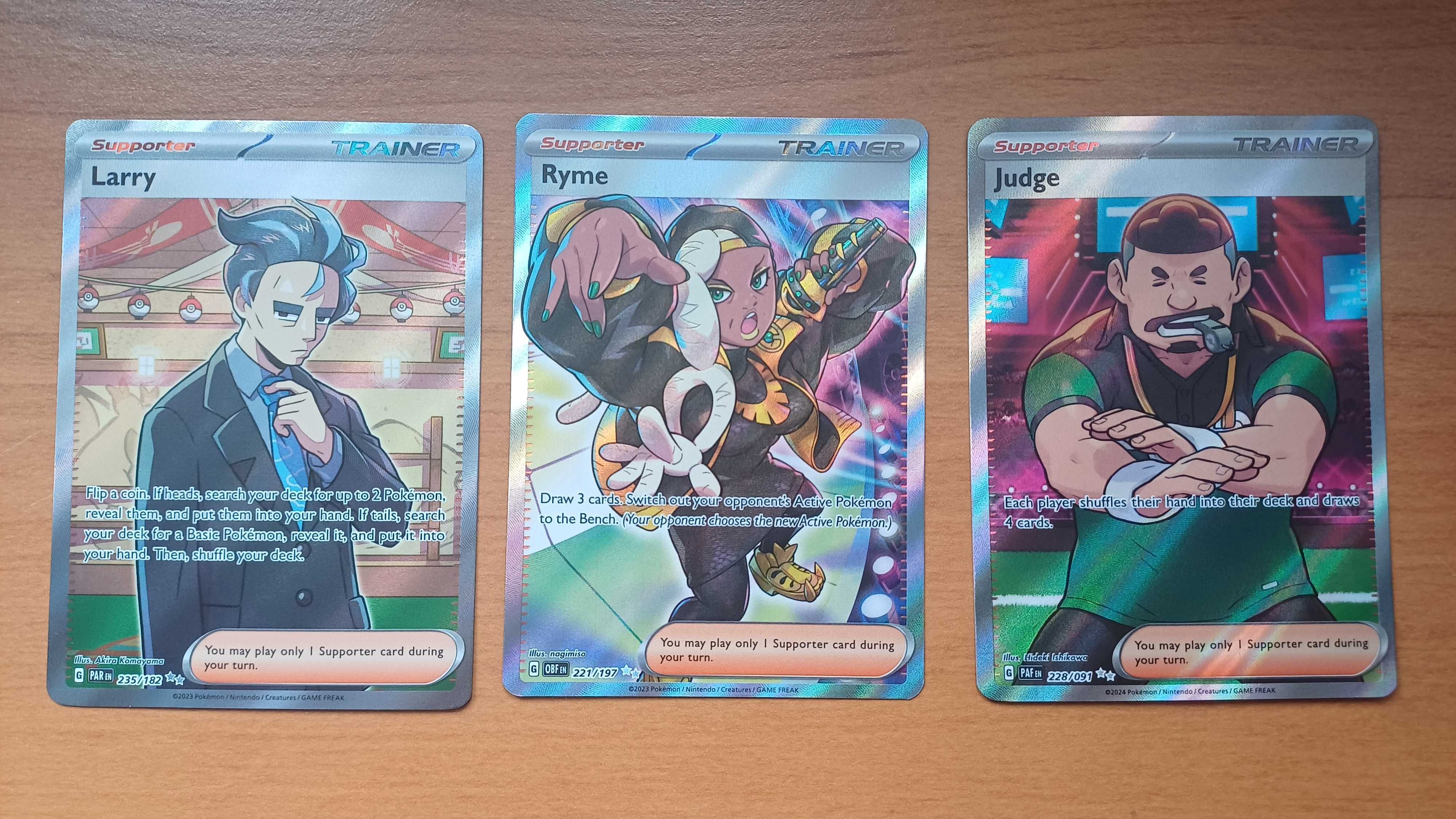 Pokemon TCG - Zestaw trenerów full art (Ultra Rare) Near Mint: