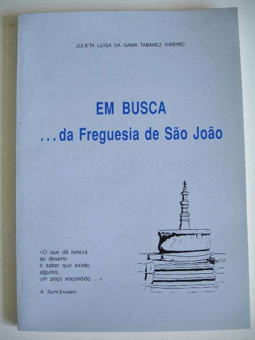 Livro "em busca da freguesia de são joão" camara municipal lisboa 1993