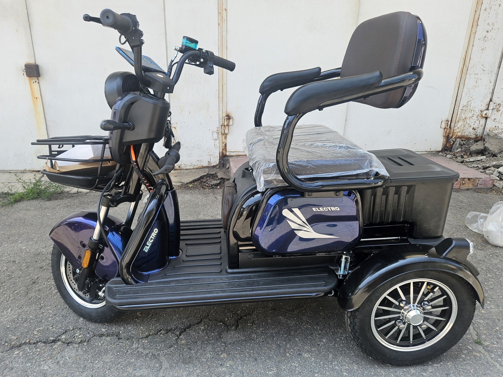 Электро трицикл електротрайк Corso Ostin 800Вт 23 Ah