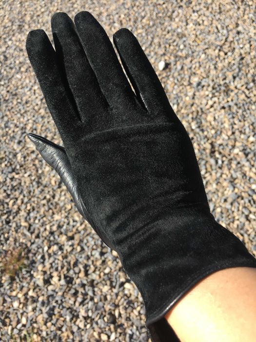 Перчатки L. Carvari. Кожа и замш натуральные. р.7