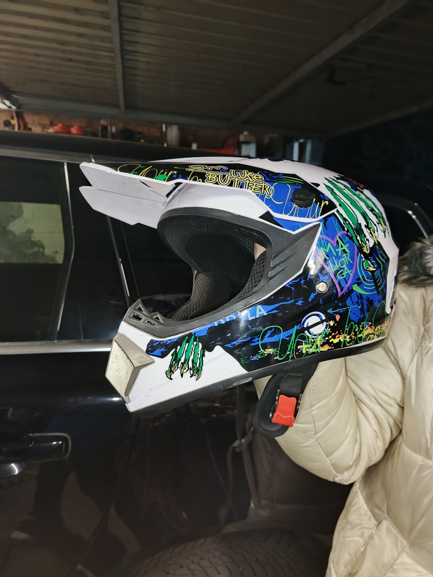 Kask na cross dla dzieci