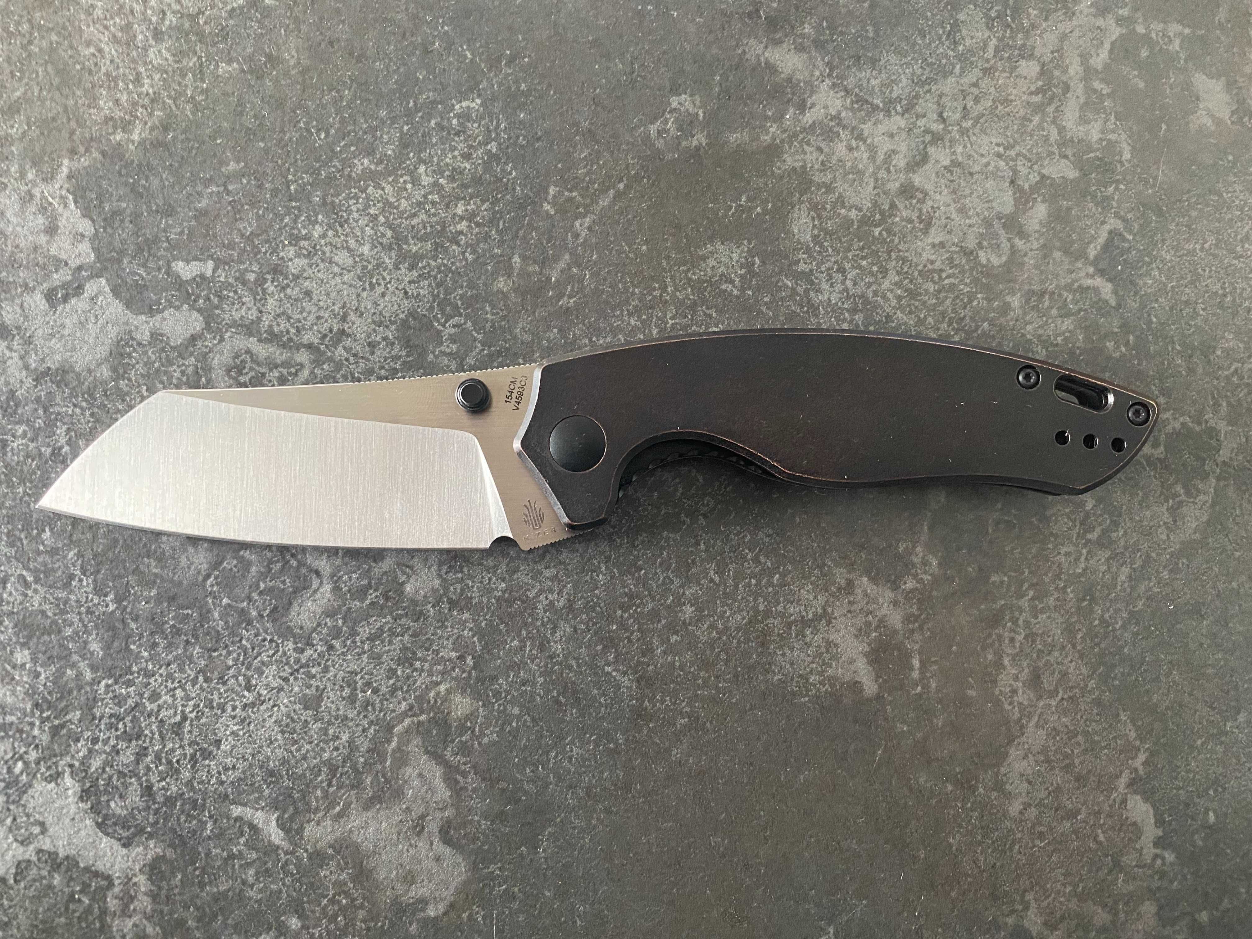 Nóż Kizer Towser K V4593C3 miedź EDC folder