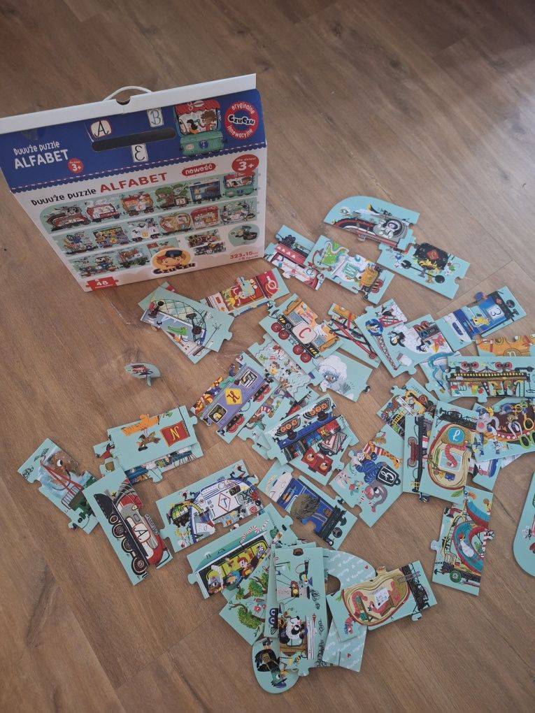 Alfabet CzuCzu - Duuuże puzzle