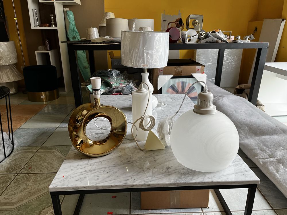 lampy, lampki, meble, wyposarzenie