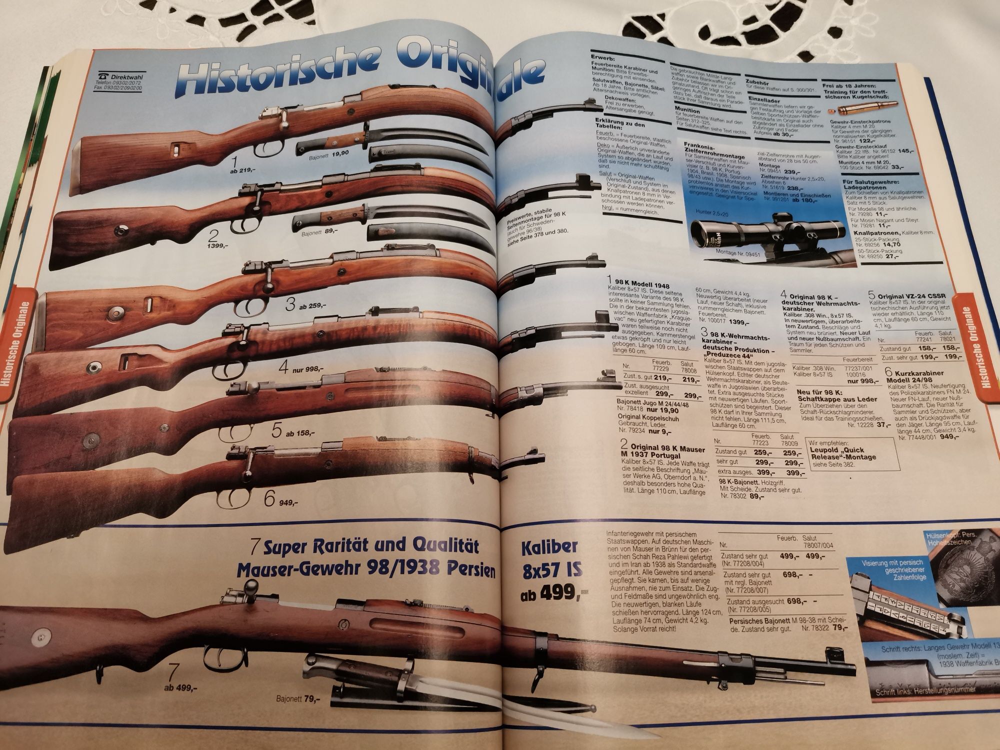 Katalog myśliwski Frankonia Jagd 2000, 2001.Jagd und Sportschiessen