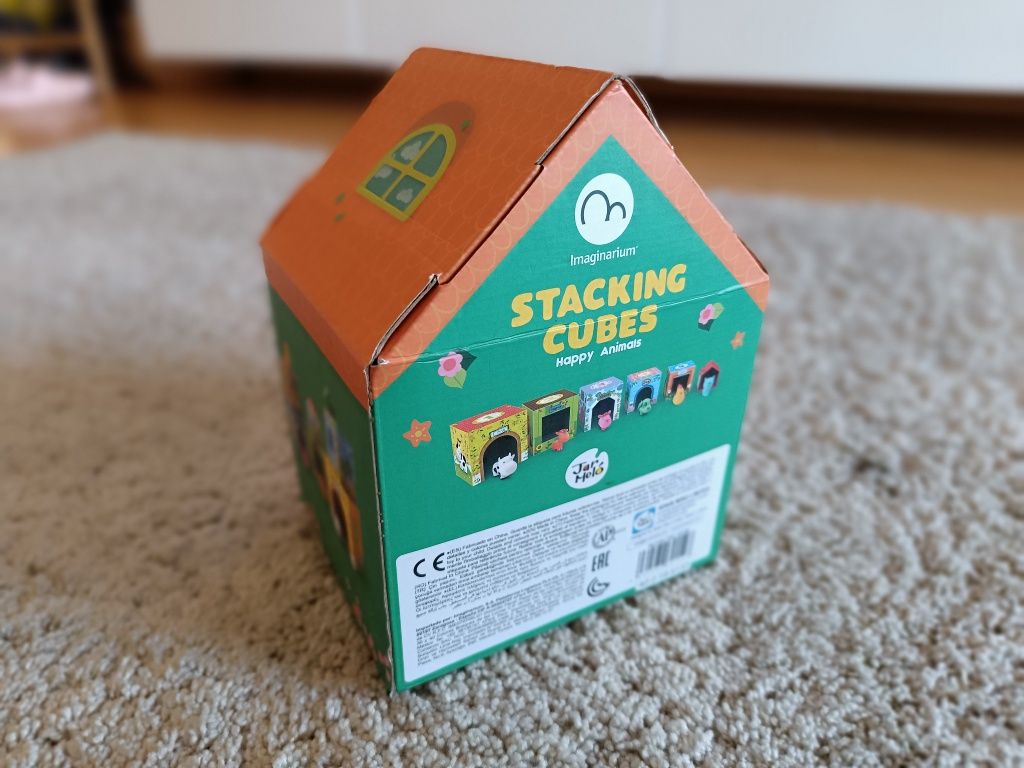 Imaginarium Stacking Cubes Happy Animals - 6 Cubos e Animais