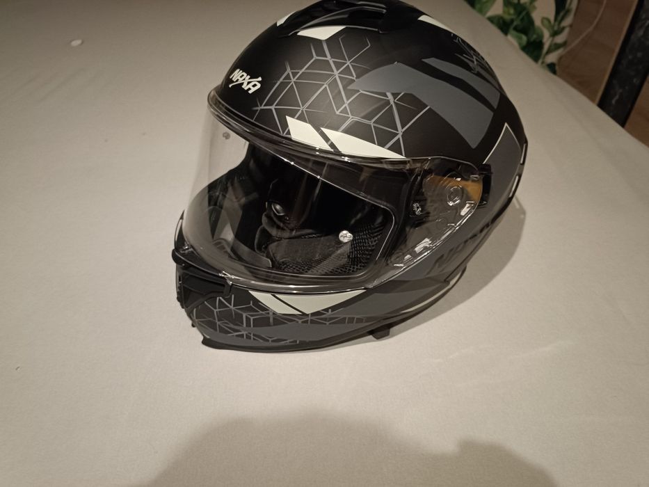 Kask motocyklowy,motor,skuter NAXA F32 z BLENDĄ r. L